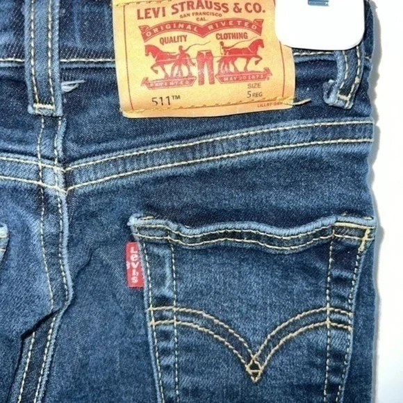 Levi’s Boy’s Jeans. Levi’s 511. Size 5 regular. Boy’s clothing - Picture 3 of 5